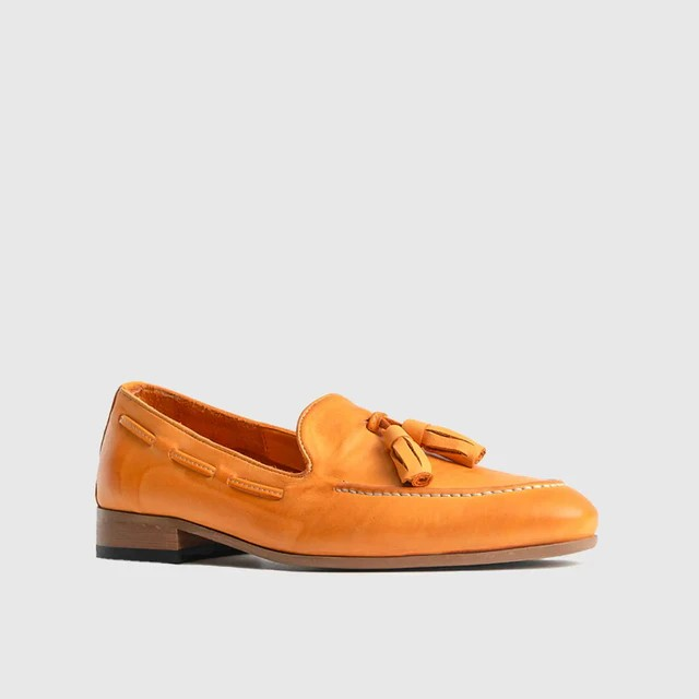 Bulletti Casual Slip On Loafers - 002 Orange