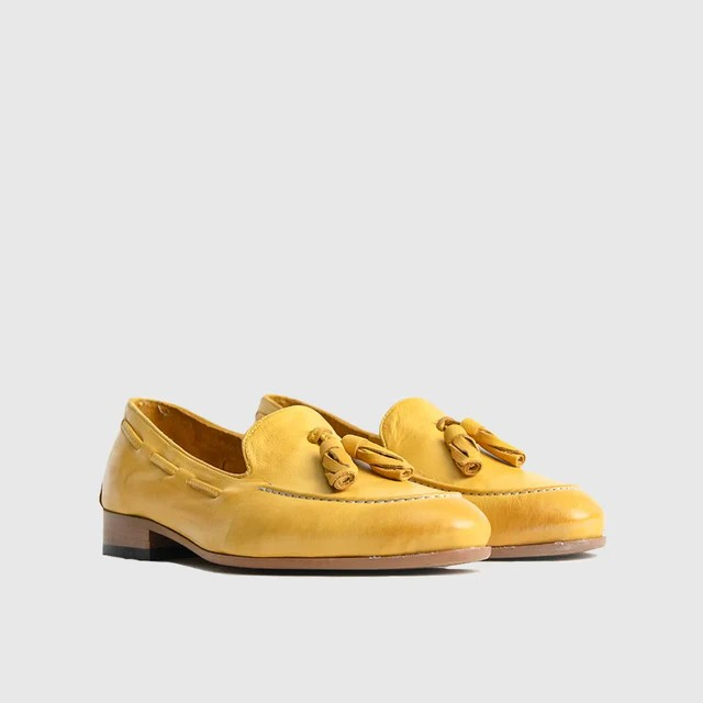 Bulletti Casual Slip On Loafers - 002 Yellow
