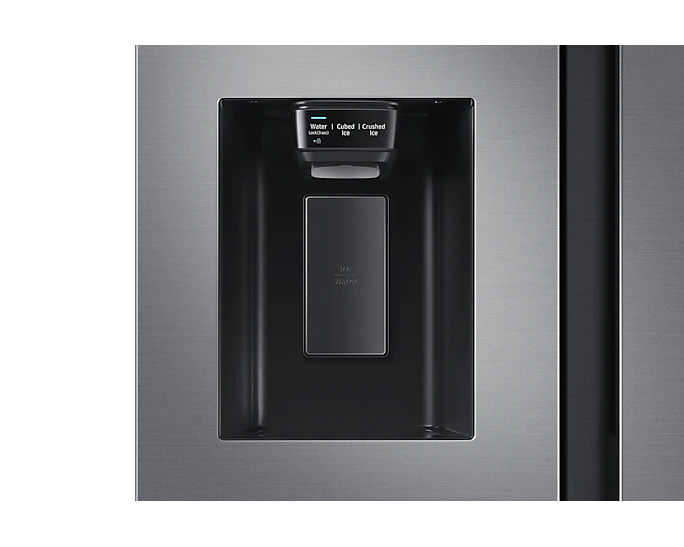 SAMSUNG-617L, Side-by-Side With Non-plumbed Water and Ice Dispenser and Space Max Technology, RS64R5311M9