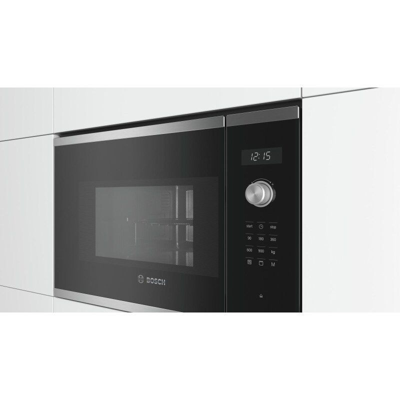 Bosch Serie 6 60cm Stainless Steel Built-In Microwave – BEL554MS0