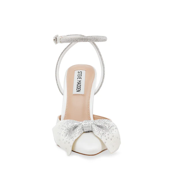 Steve Madden Vincentia Ivory Satin