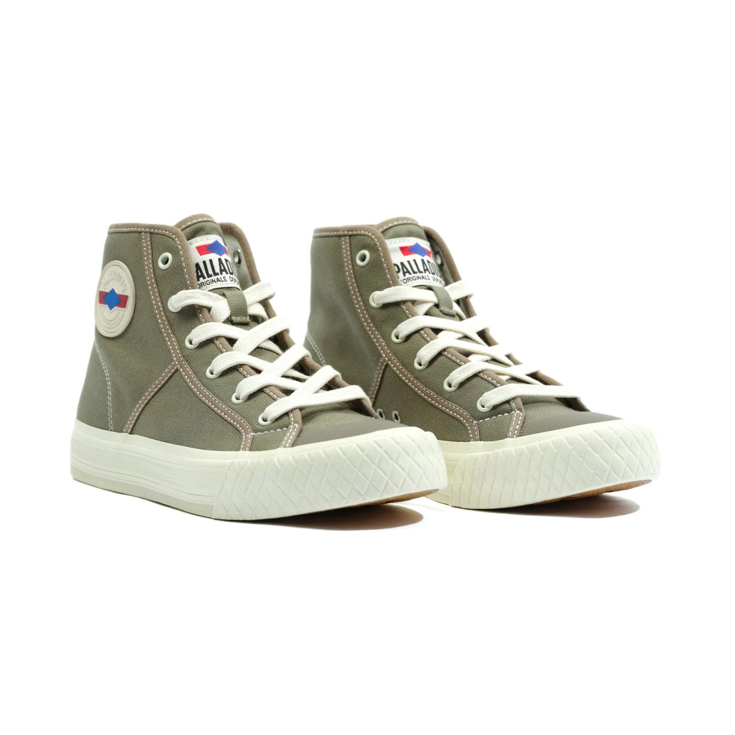 PALLADIUM - PALLA LOUVEL HIGH TOP SNEAKER - DUSKY GREEN