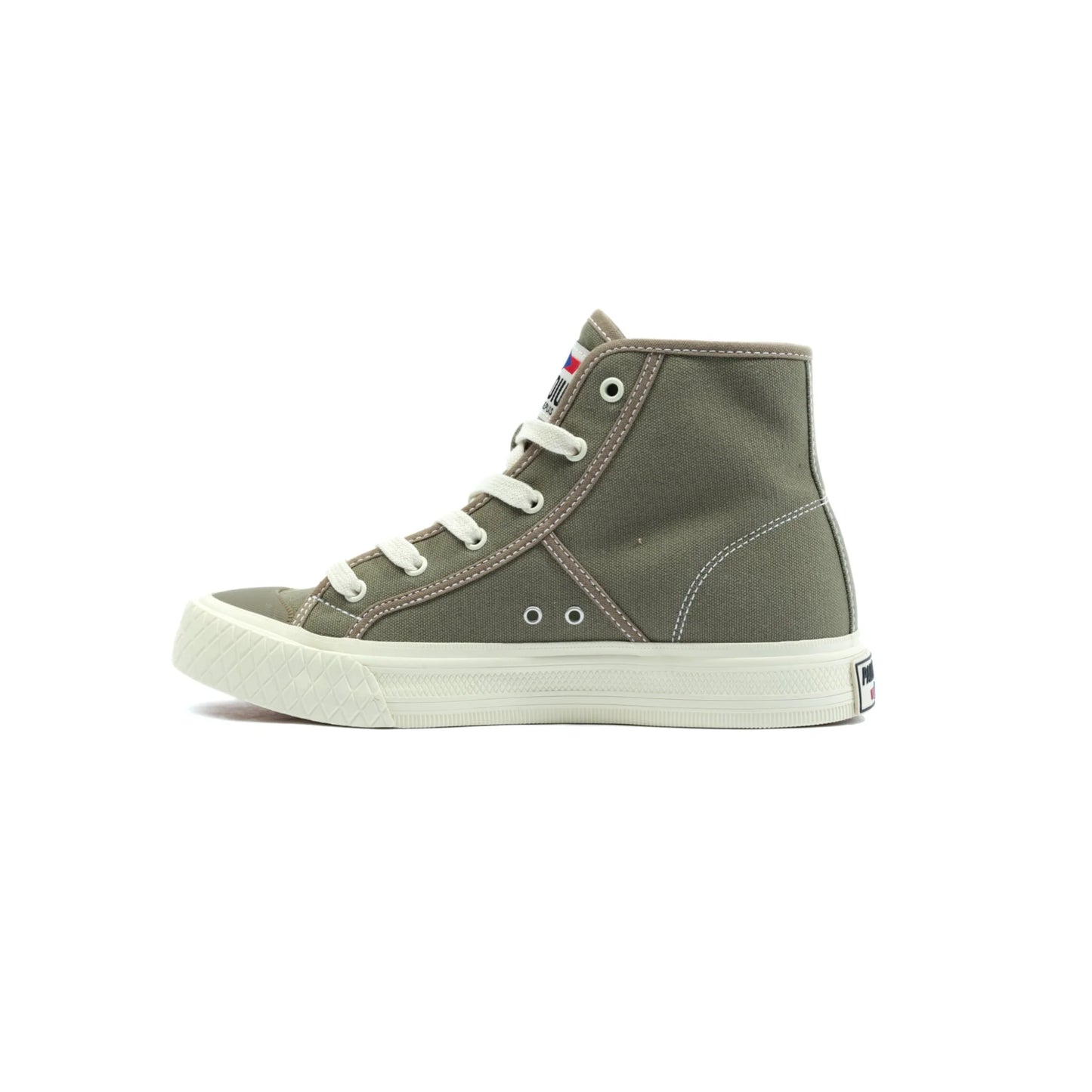 PALLADIUM - PALLA LOUVEL HIGH TOP SNEAKER - DUSKY GREEN