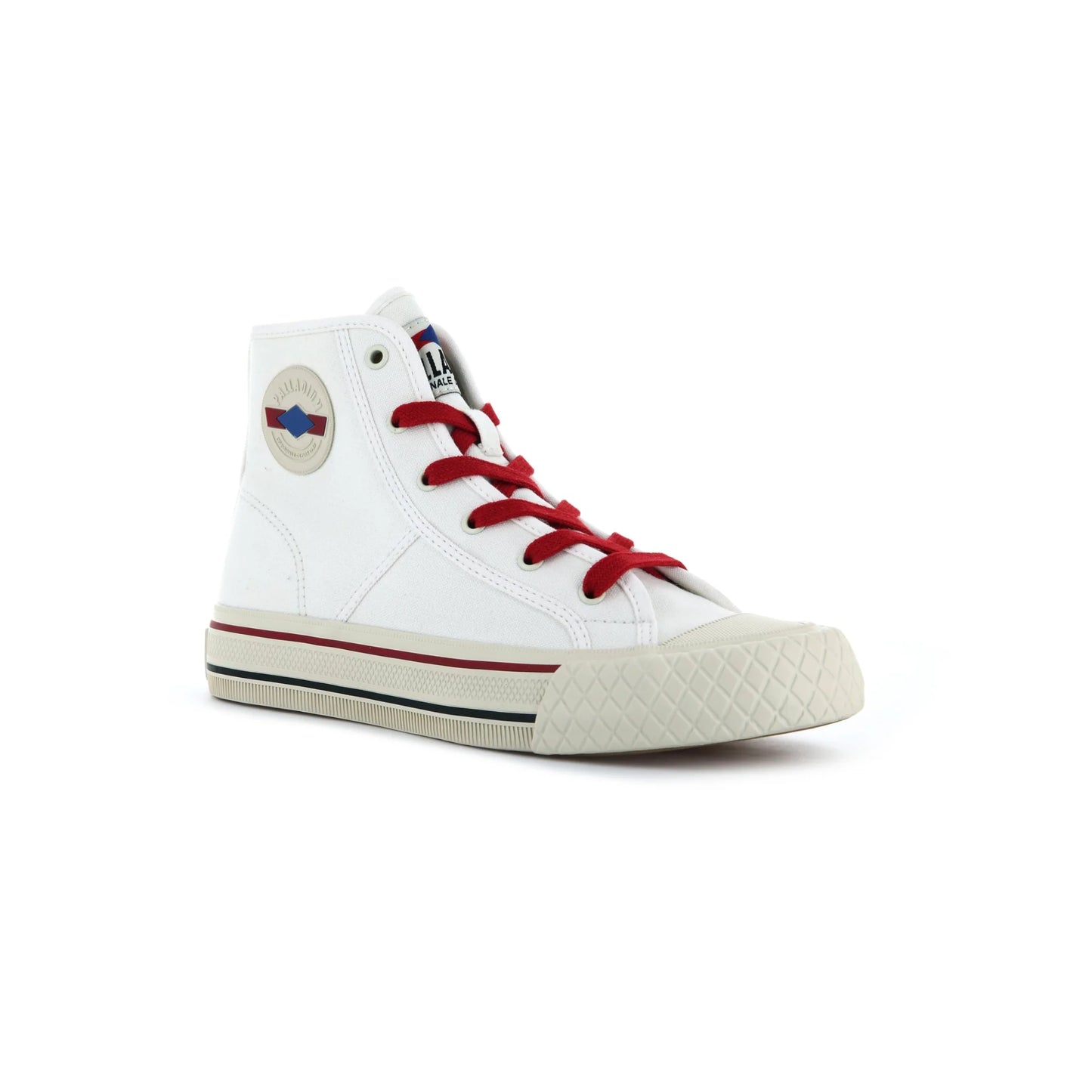 PALLADIUM - PALLA LOUVEL HIGH TOP SNEAKER - STAR WHITE