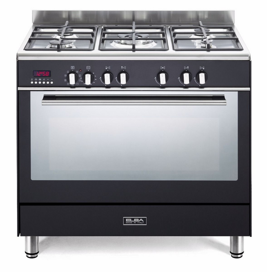 Elba 90cm Fusion Black Gas/Electric Cooker – 9FX827B