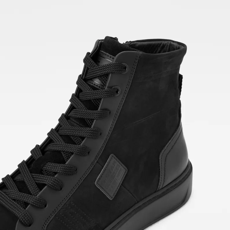 G-STAR RAW -POSTINO HIGH NUBUCK SNEAKERS