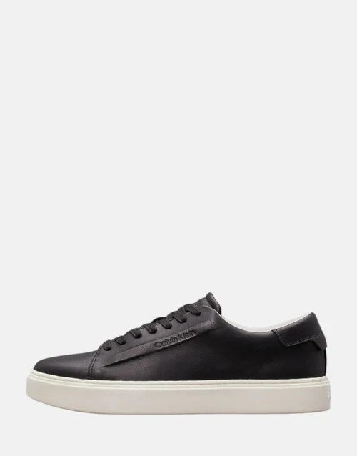 Calvin Klein Low Top Lace Up Black Sneakers