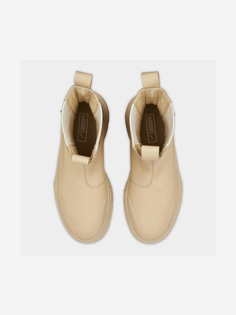 Puma Women's Mayze Stack Chelsea Light Brown Sneaker - Leather