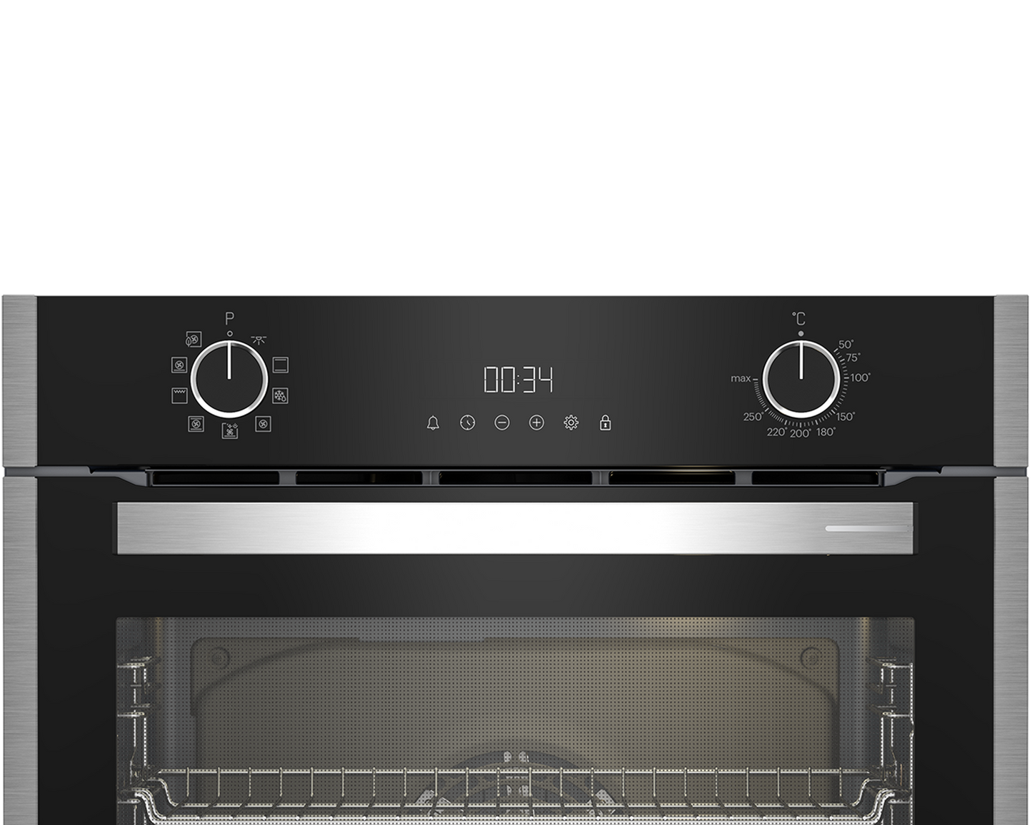 Grundig 60cm HotAero Pro Multifunction Built in Oven – GEBM19300BC