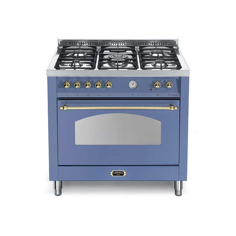 LOFRA RLVG96MFTC 90CM 5 GAS ELETRIC OVEN LAVENDER BLUE LESonline