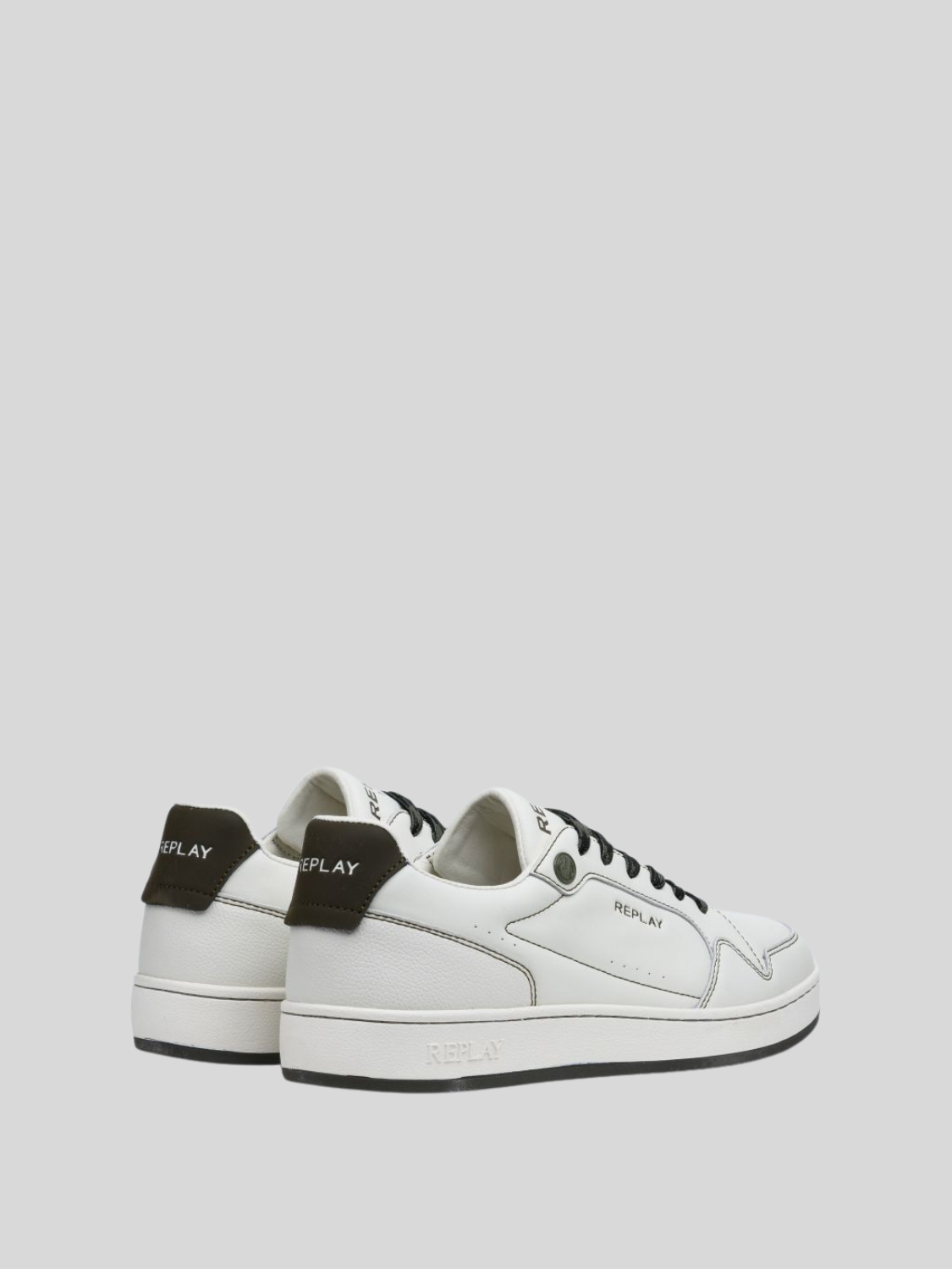 Replay Smash Choice 3 S off white green