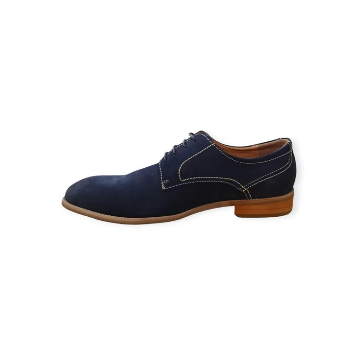 Polo Men's Nubuck Semi Casual Lace Up Navy