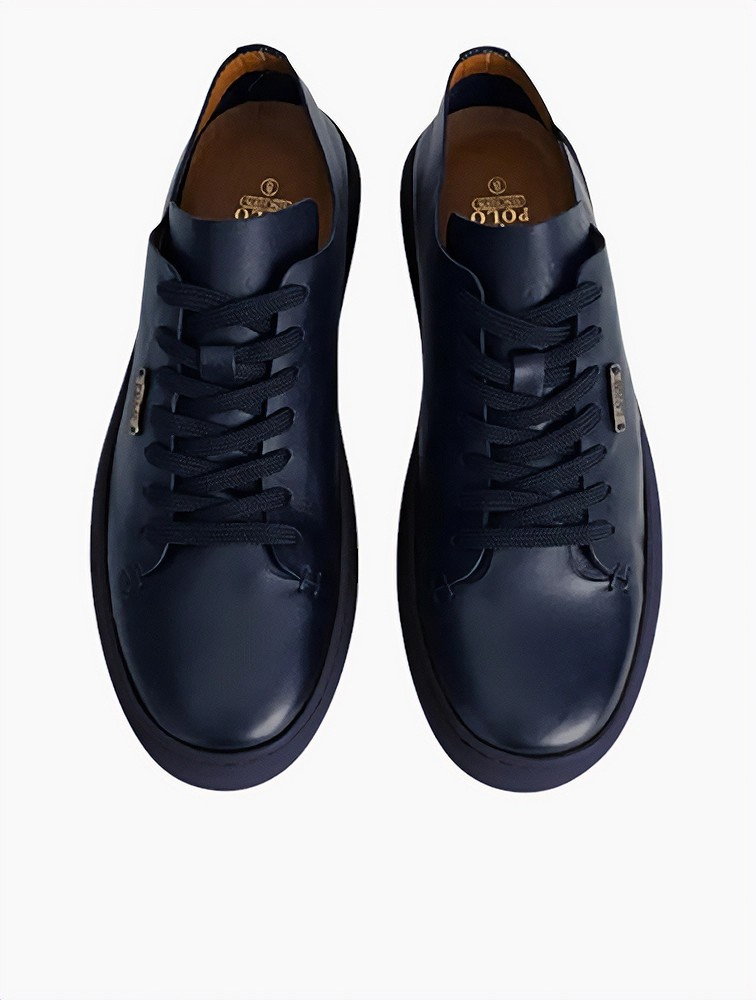 Polo Navy Flexible Bucket Sole Classic Sneaker