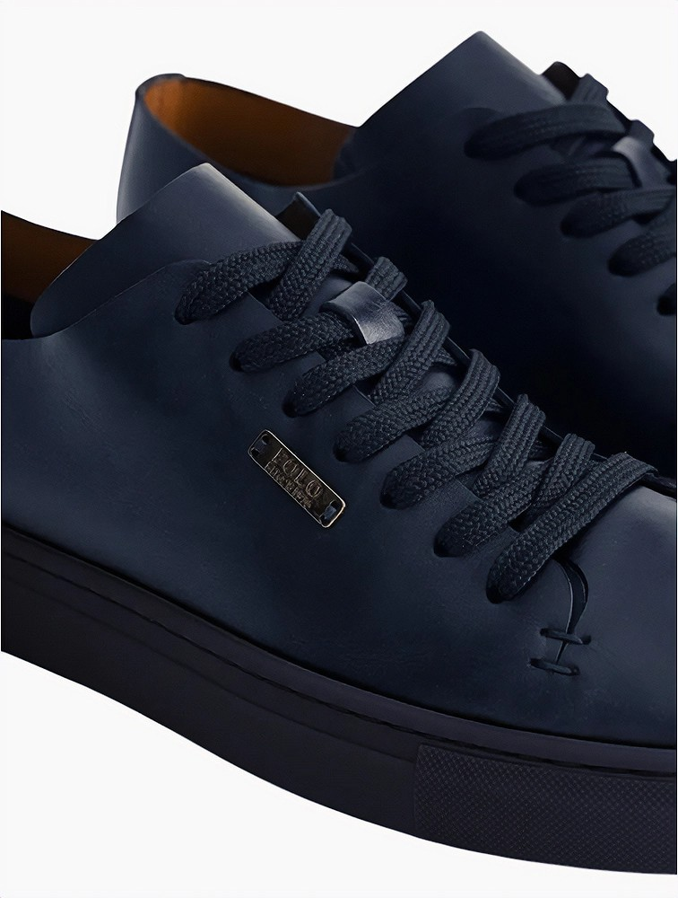 Polo Navy Flexible Bucket Sole Classic Sneaker