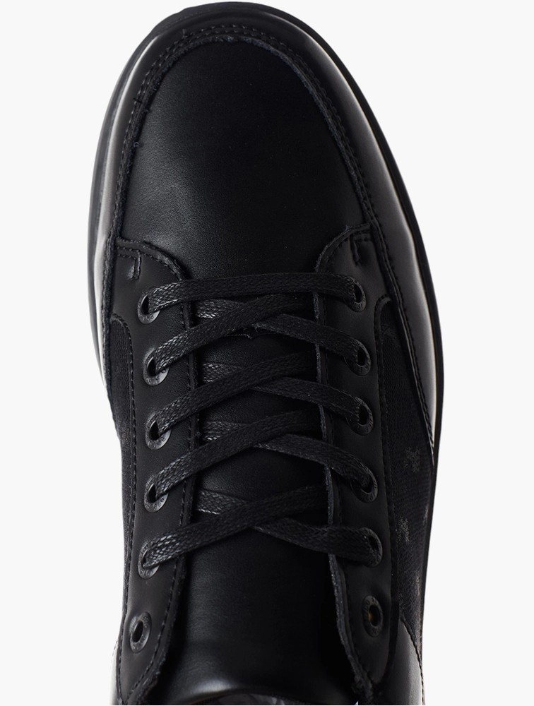 Polo Black Classic Monogram Sneakers