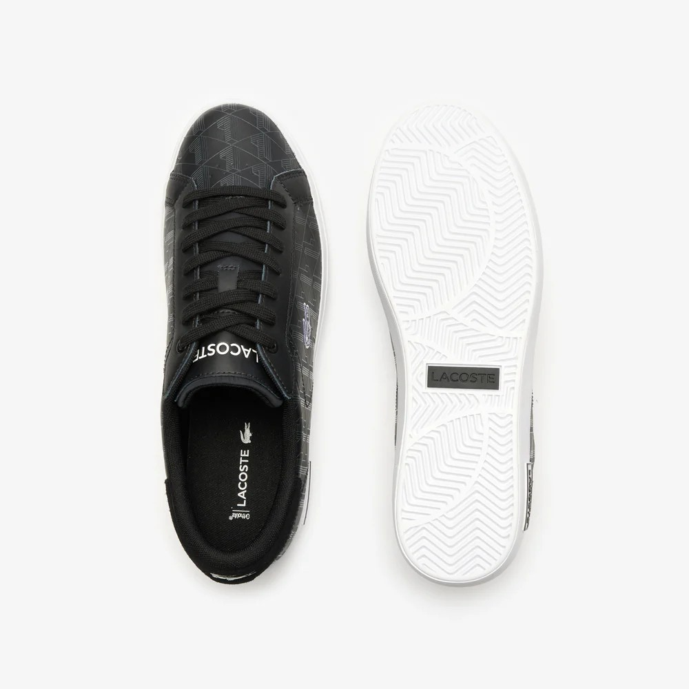 Lacoste - Men's powercourt leather trainers