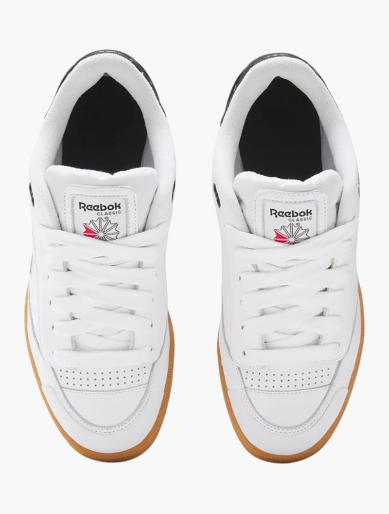 Reebok Unisex White & Black Club C Bulc Sneakers