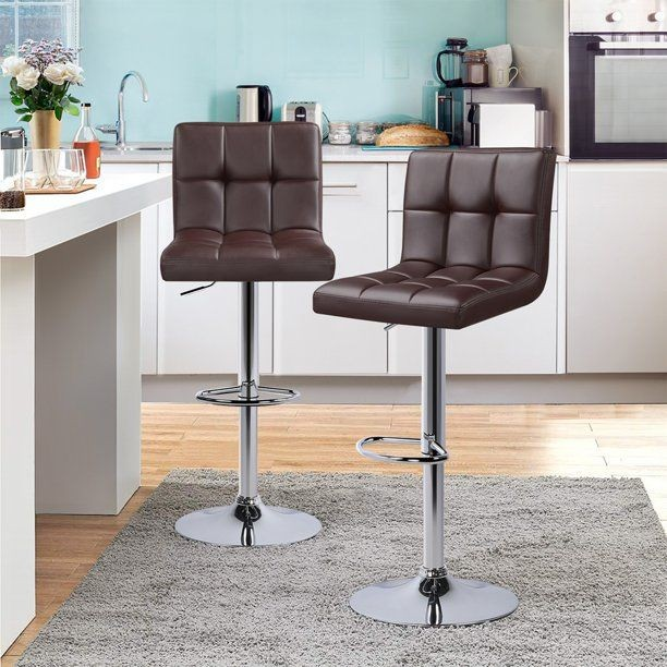 Kitchen Counter Stools – Brown Colour - set of 2