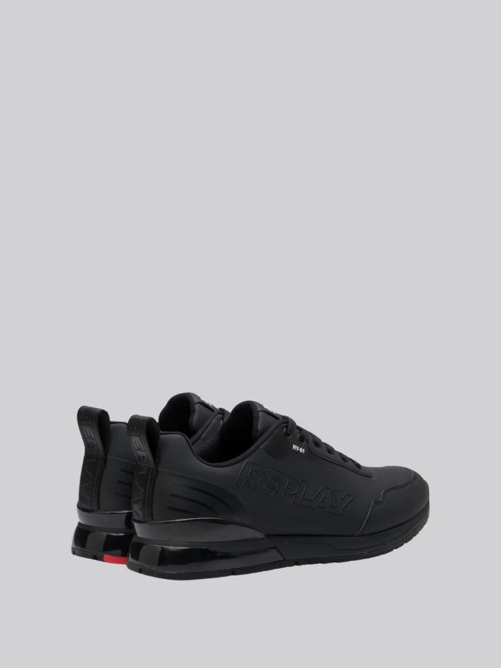 Replay - Shoot Square Black Sneakers
