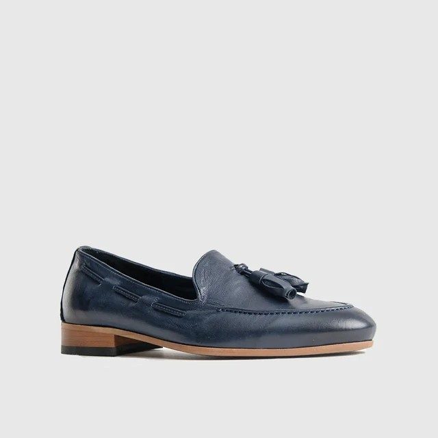 Bulletti Casual Slip On Loafers - 002 Navy