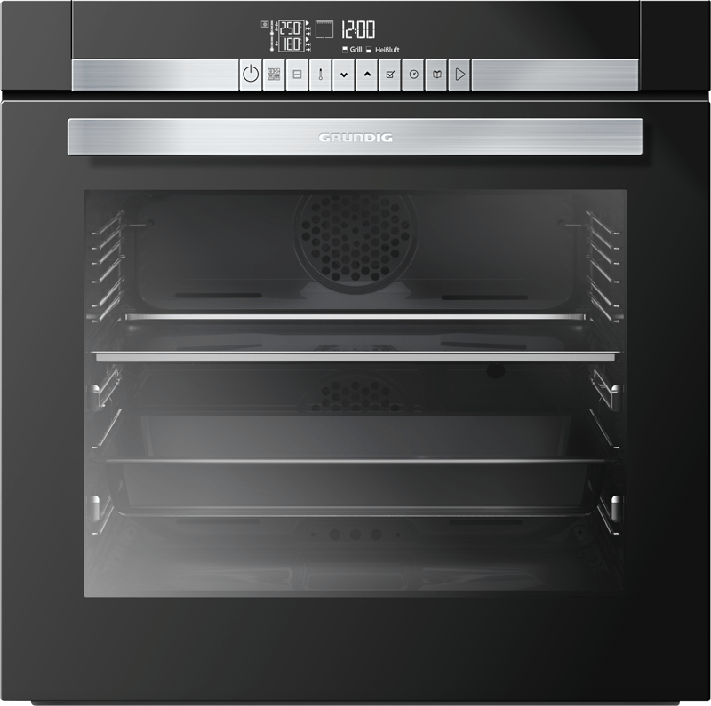 Grundig 60cm Black Divide & Cook Oven – GEZST4700B