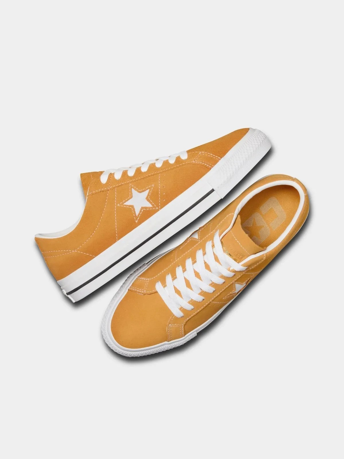 Converse Men's One Star Pro Yellow Sneaker