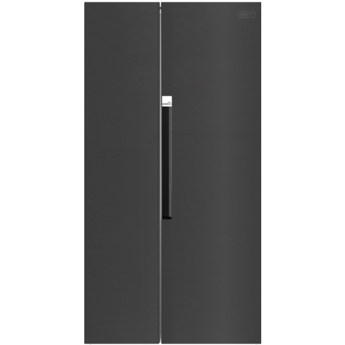 Defy 559L Dark Inox Side by Side Fridge Freezer – DFF636