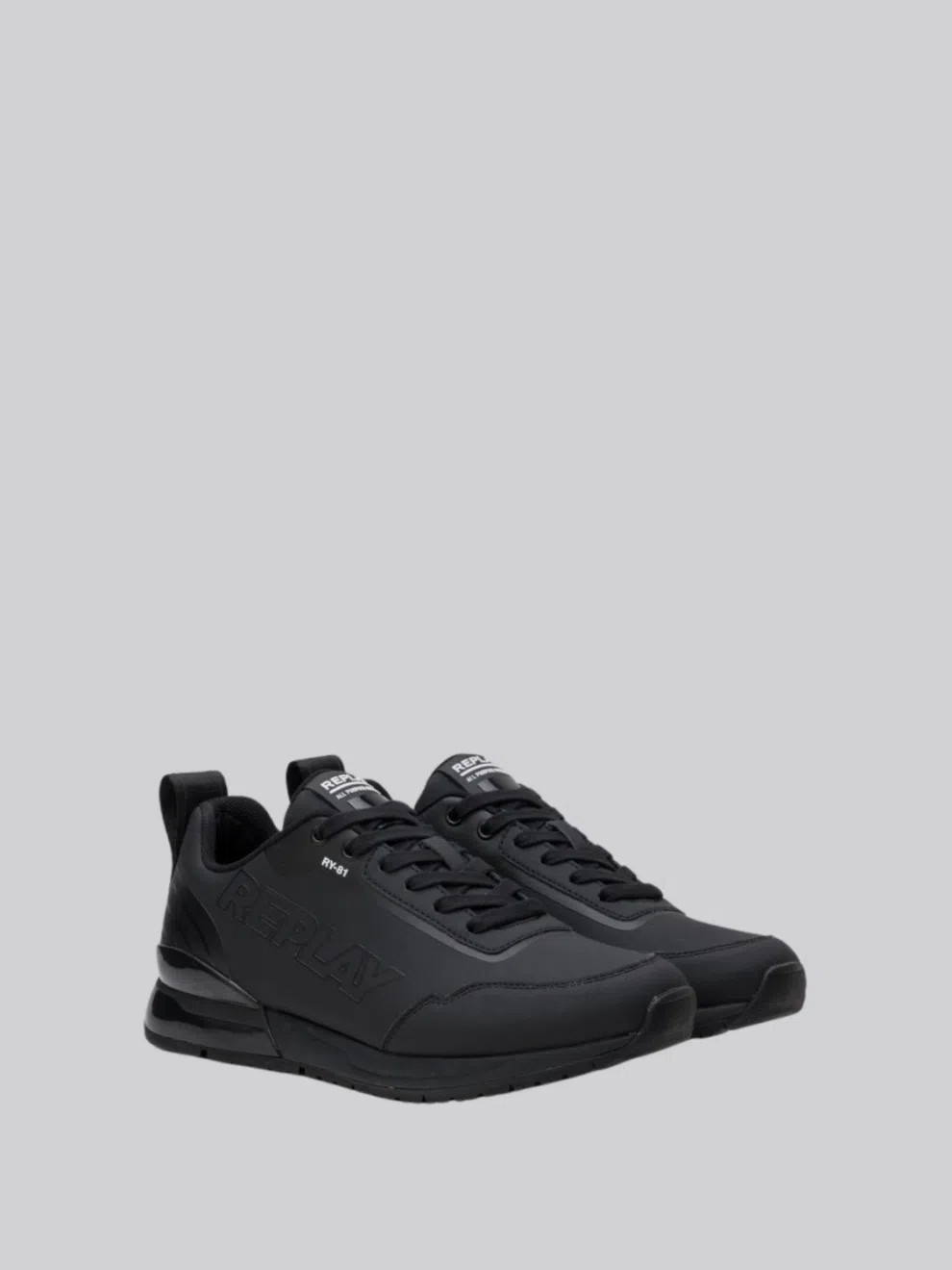 Replay - Shoot Square Black Sneakers