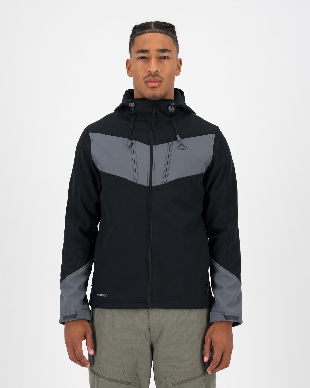 K Way Men s Benji Softshell Hoodie LESonline