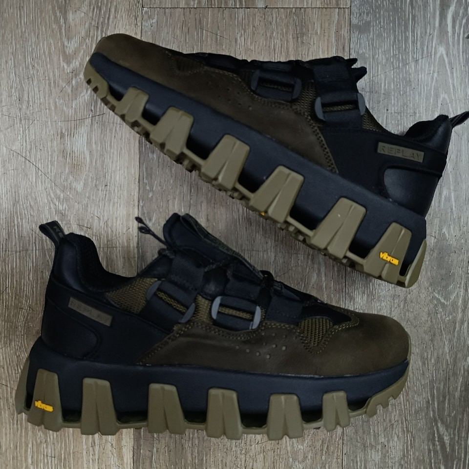 Replay - Shel M Moon Leather Sneakers
