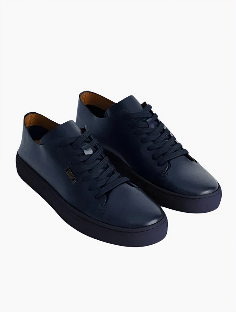Polo Navy Flexible Bucket Sole Classic Sneaker