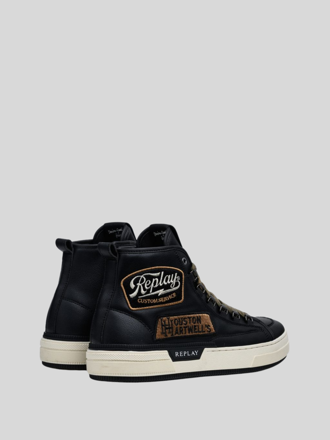 REPLAY RAILY CUSTOM BLACK SNEAKER