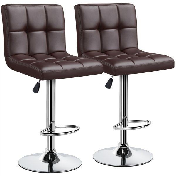 Kitchen Counter Stools – Brown Colour - set of 2