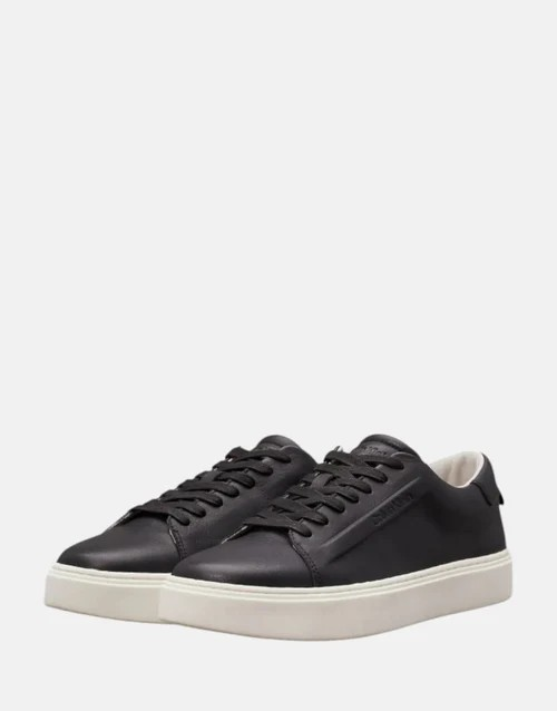 Calvin Klein Low Top Lace Up Black Sneakers