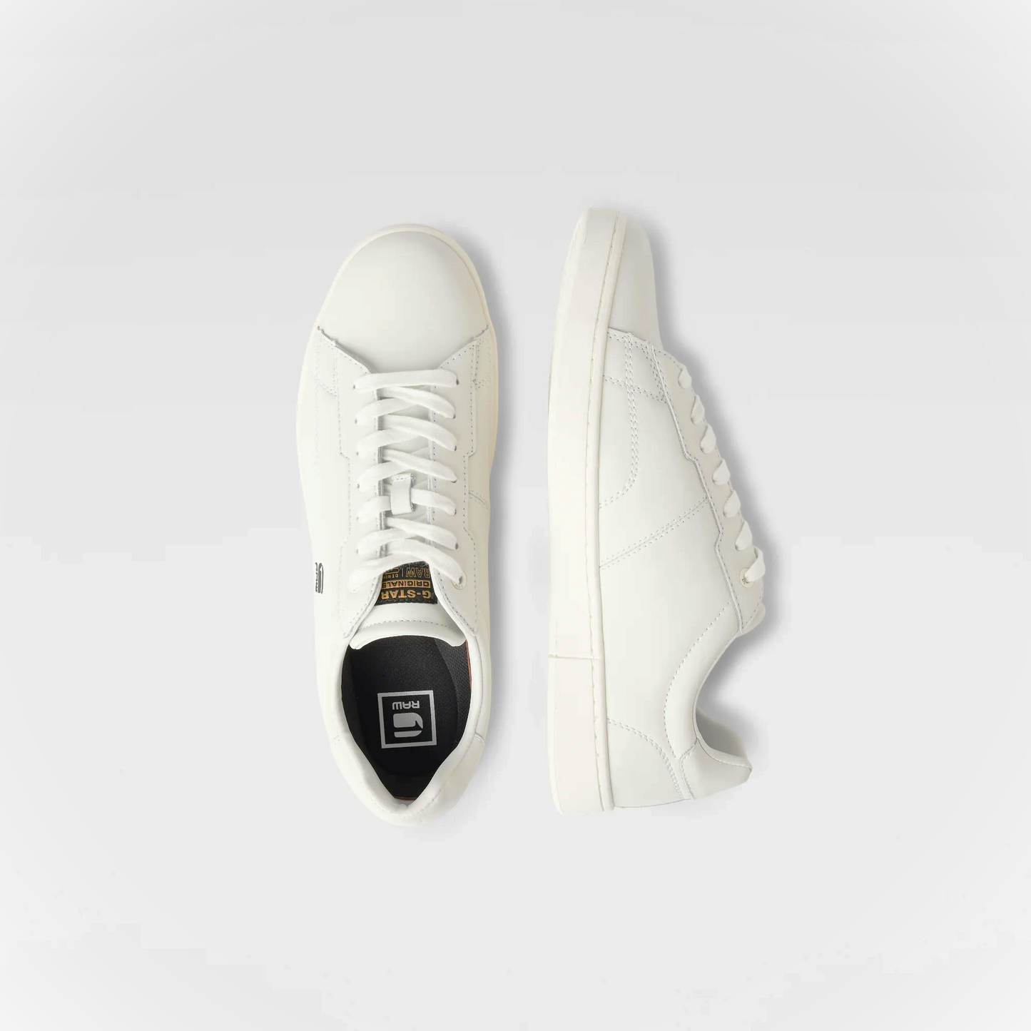 G-STAR REAW CADET LEATHER SNEAKERS