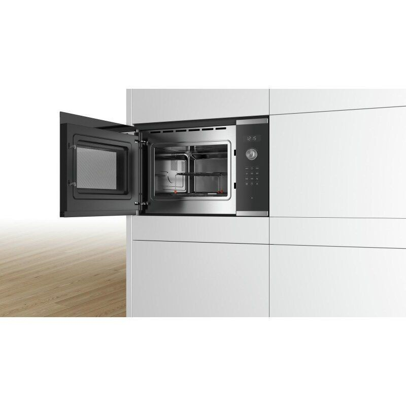 Bosch Serie 6 60cm Stainless Steel Built-In Microwave – BEL554MS0