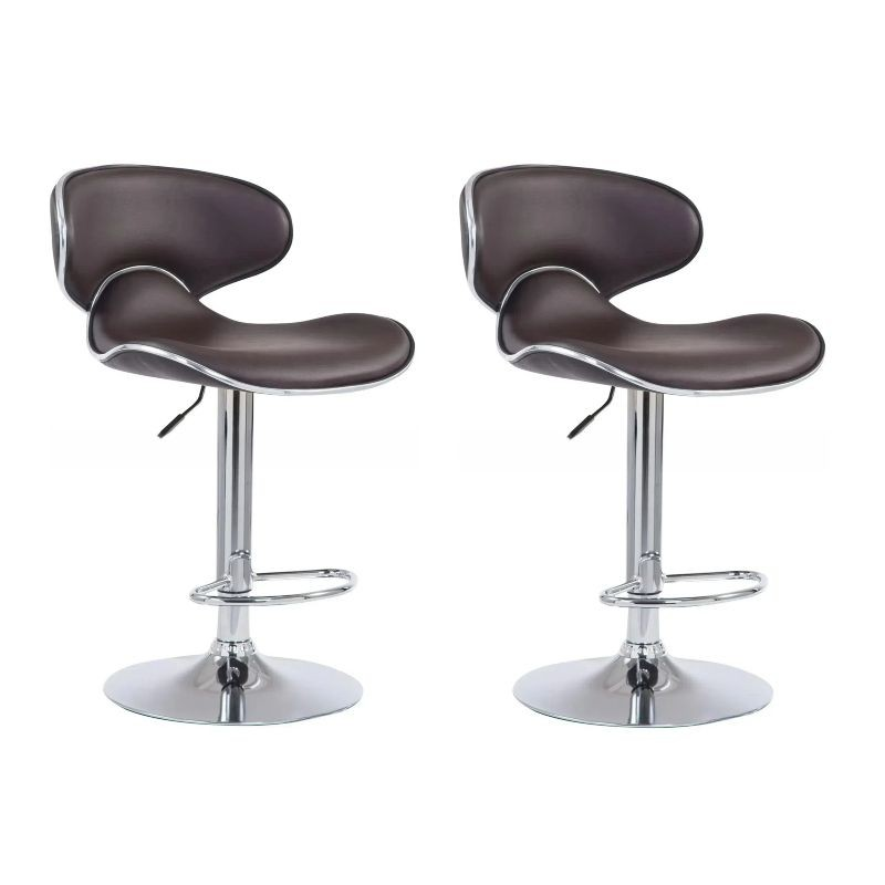 Kitchen Chair - Dark Brown - Set of 2