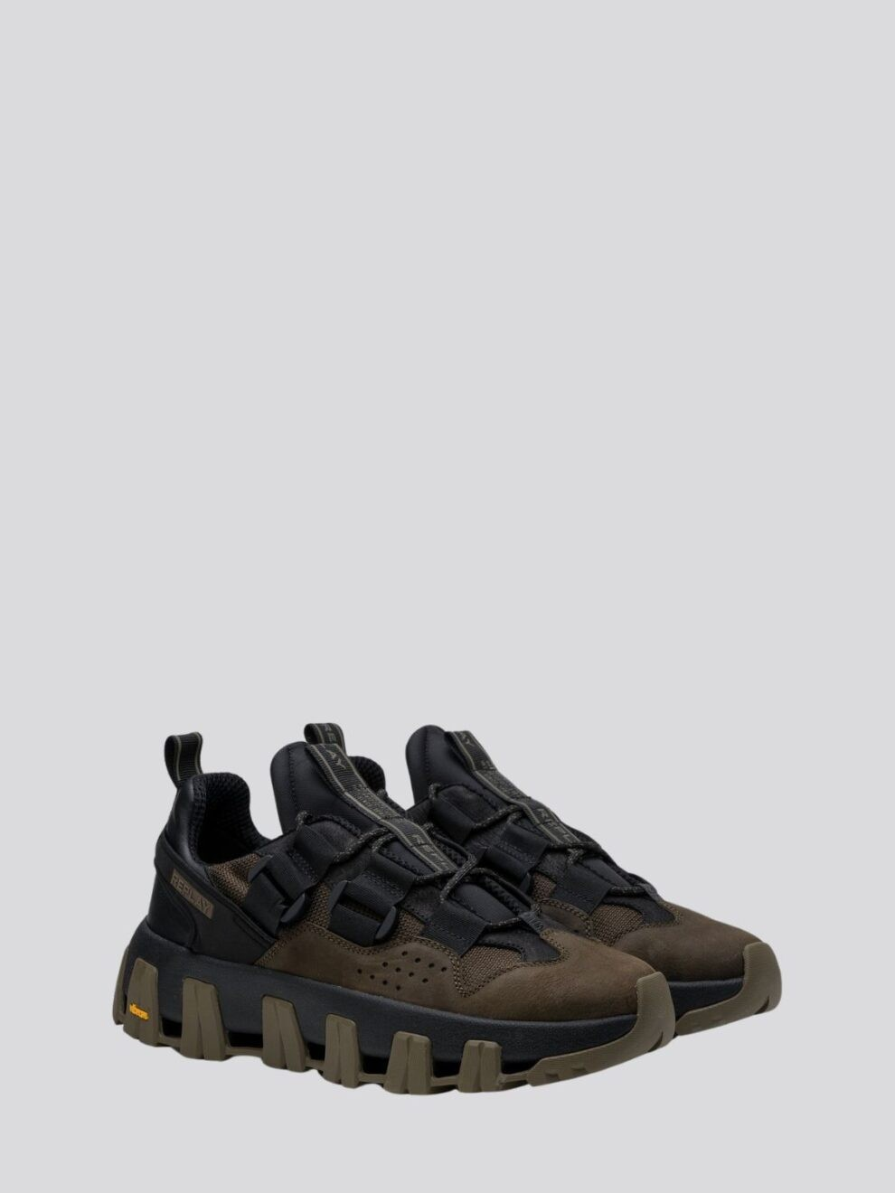 Replay - Shel M Moon Leather Sneakers