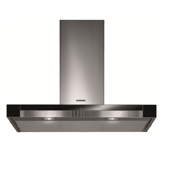 Grundig 90cm Stainless Steel Island Cooker Hood