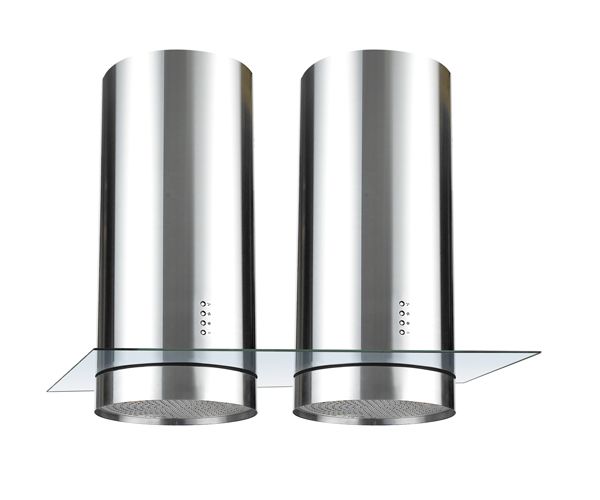 Falco 120cm Stainless Steel Double Cylinder Island Extractor - FAL-120-IRS