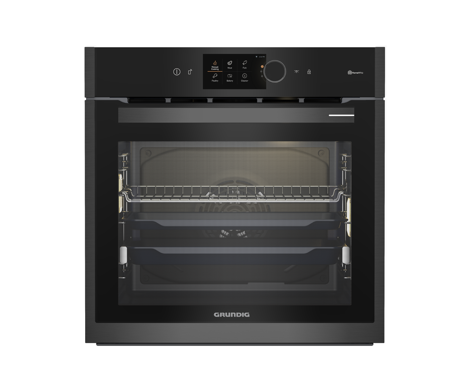 Grundig 60cm SmartAeroPro BI Oven Dark Inox – LESonline