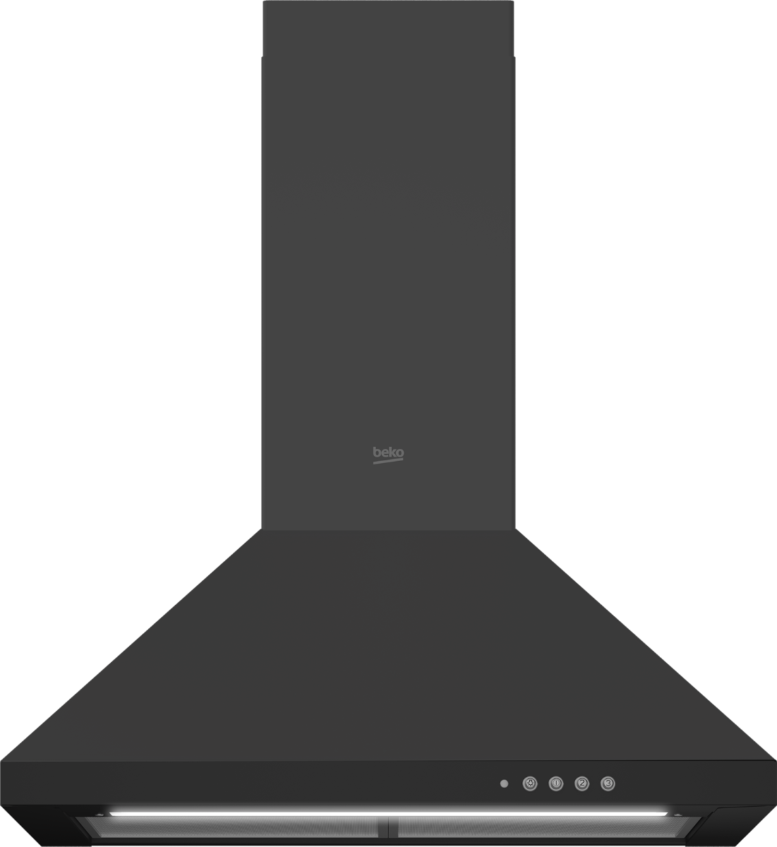 Beko 60cm Pyramid Hood Anthracite -
