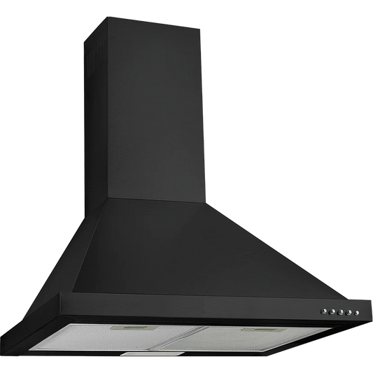 Defy 60cm Black Chimney Extractor