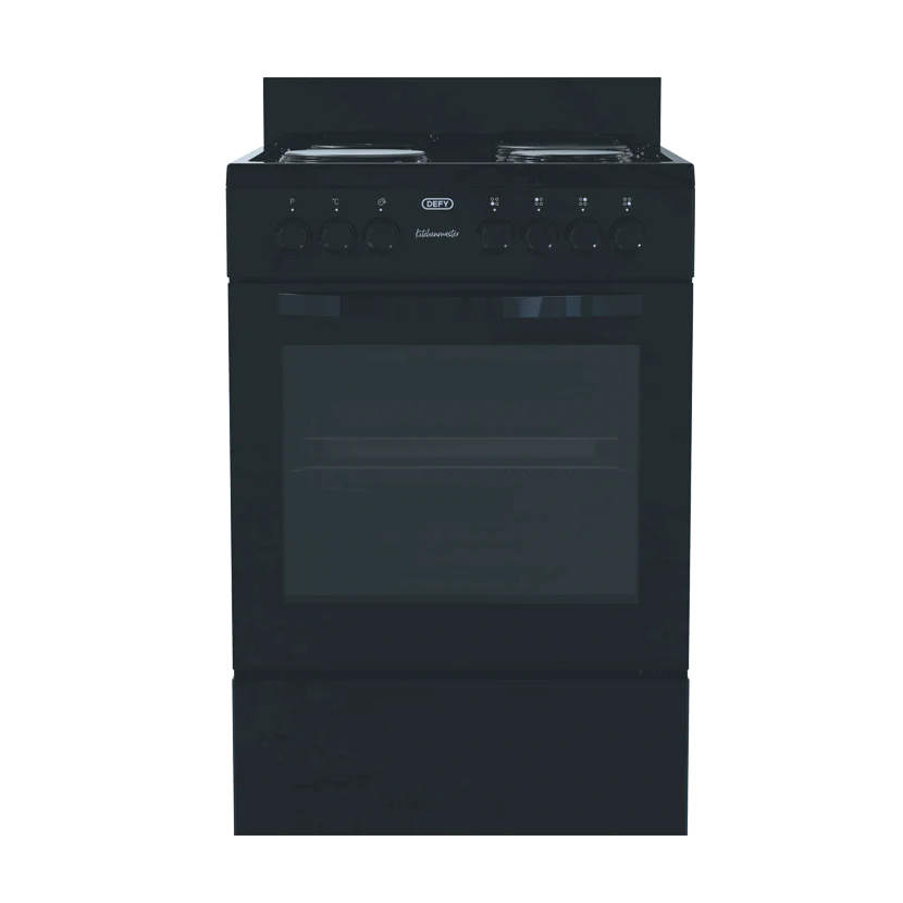 DEFY 60cm Black Stove F/Control