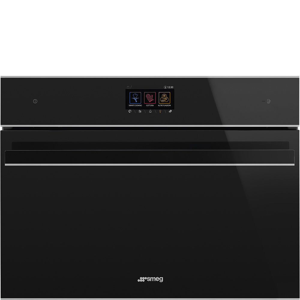 Smeg 45cm Dolce Stil Novo Built-In Combi Microwave Oven SF4604WMCNX
