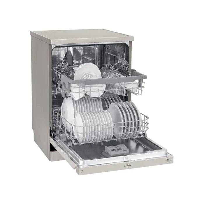 LG 14Pl Platinum Silver QuadWash™ Steam Dishwasher - DFB425FP