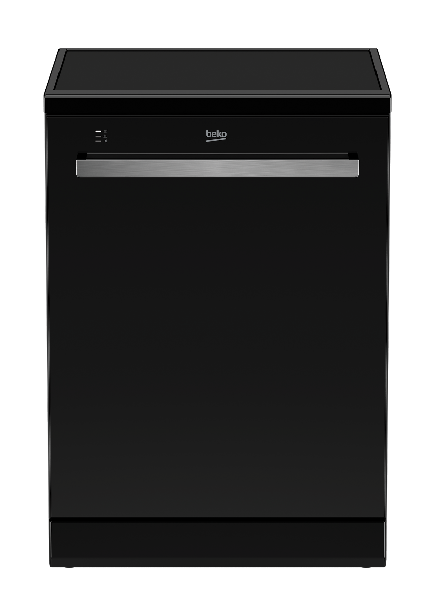 Beko 15pl Black Glass Dishwasher - BDW100