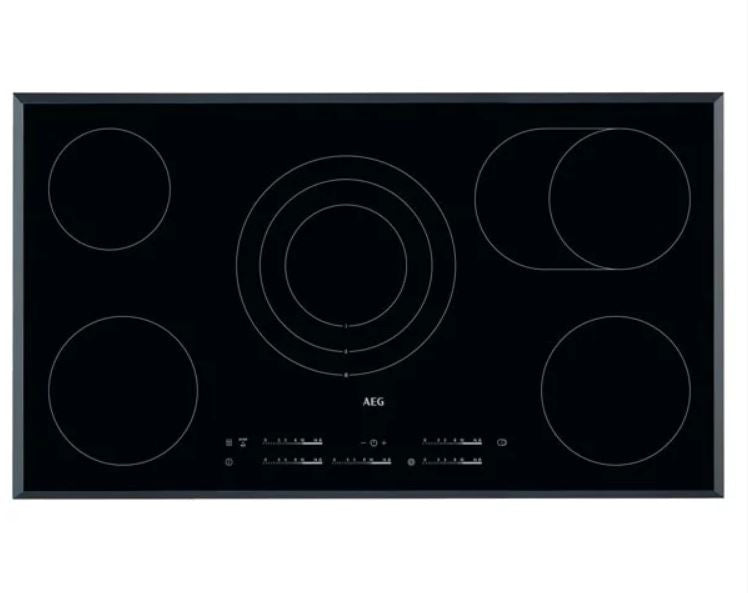 AEG 90cm 4 Zone Ceramic Hob - HK955070FB