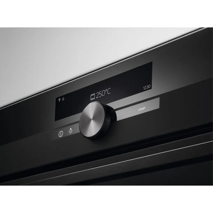 AEG 60cm Premium Matte Black Oven with Combination Microwave - KMK96708PT