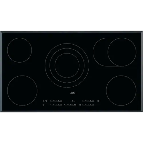 AEG 90cm 4 Zone Ceramic Hob - HK955070FB